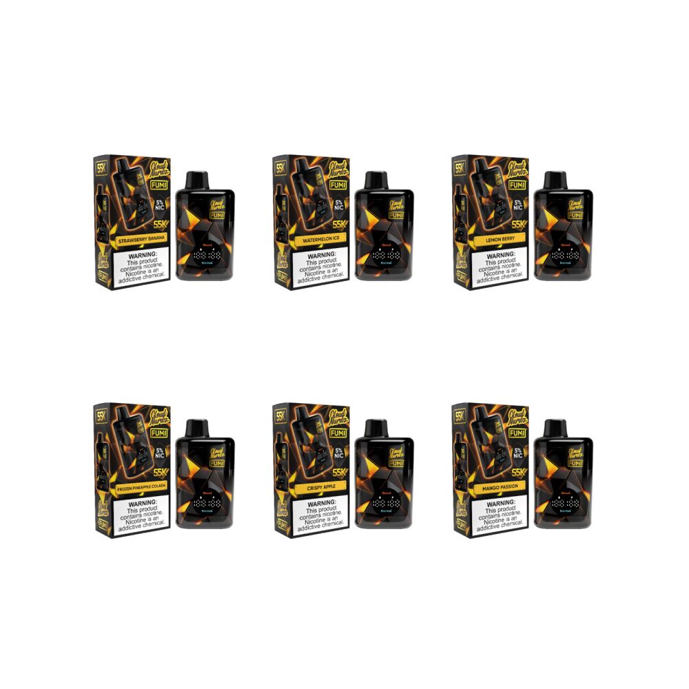 Fumi x Cloud Nurdz Disposable Vape 55,000 Puffs โ 20 mL, 5% Nicotine