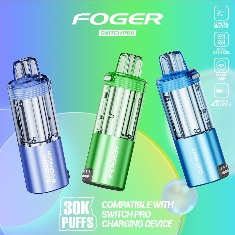 FOGER SWITCH PRO 30K DISPOSABLE PODS - EJUICEOVERSTOCK.COM