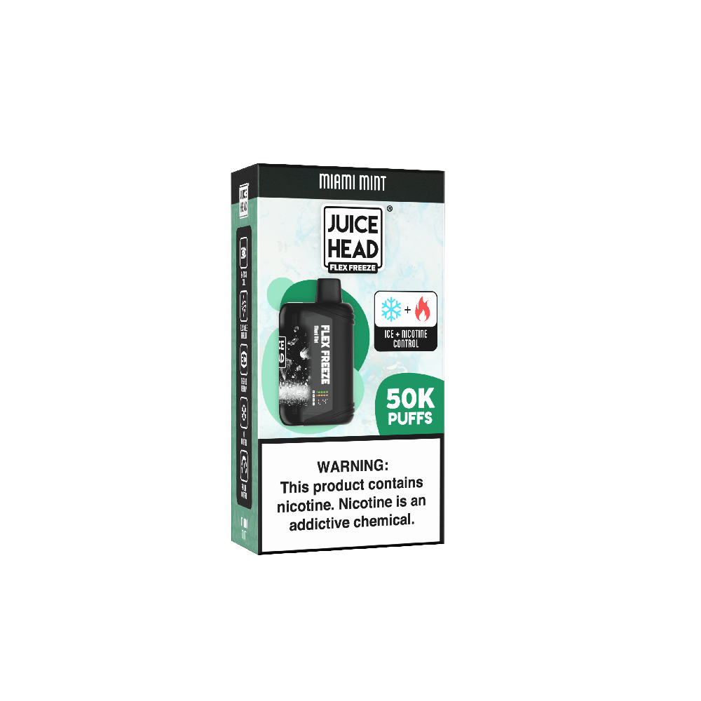 JUICE HEAD FLEX FREEZE - 50K PUFF DISPOSABLE - EJUICEOVERSTOCK.COM