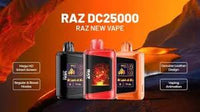 Thumbnail for RAZ DC 25K DISPOSABLE VAPE - EJUICEOVERSTOCK.COM