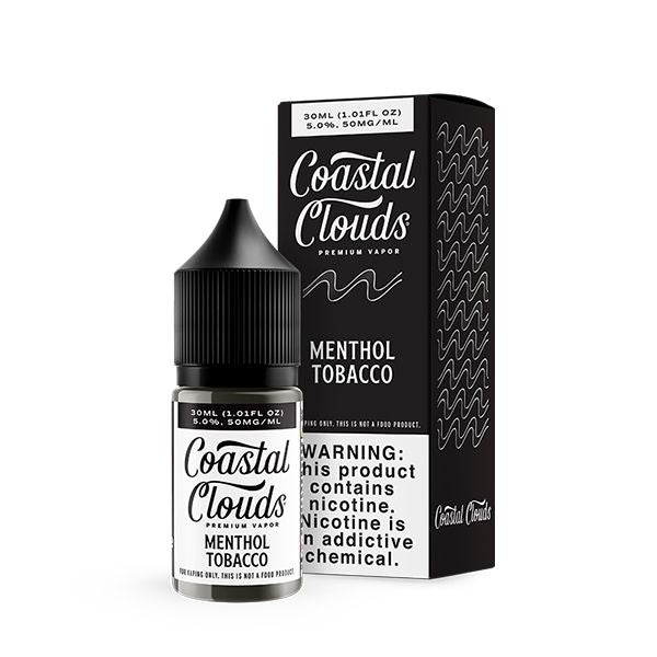 SALE! COASTAL CLOUDS SALT MENTHOL TOBACCO - 30ML - EJUICEOVERSTOCK.COM
