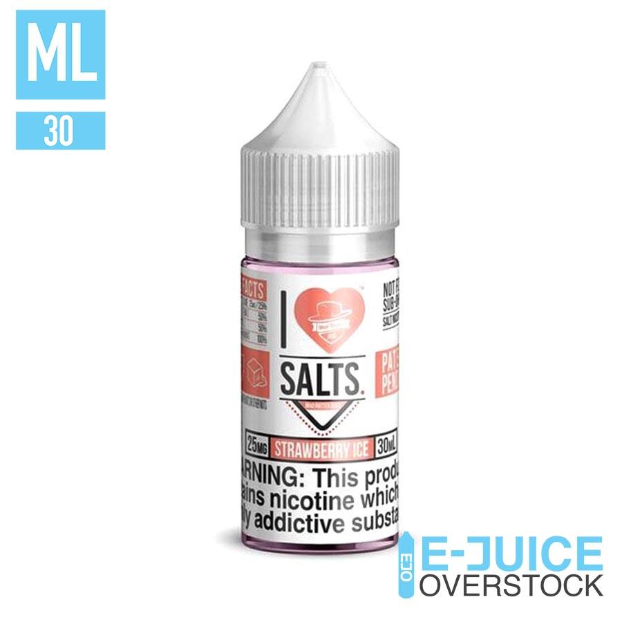SALE! Strawberry Ice by I love Salts - 30ML - EJUICEOVERSTOCK.COM