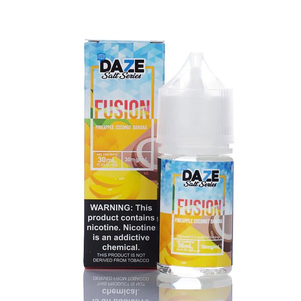 7 DAZE FUSION - PINEAPPLE COCONUT BANANA ICED - 30ML - EJUICEOVERSTOCK.COM