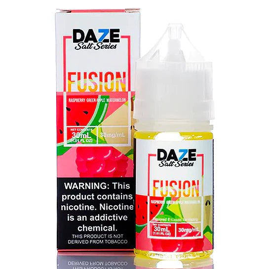 7 DAZE FUSION - RASPBERRY GREEN APPLE WATERMELON - 30ML - EJUICEOVERSTOCK.COM