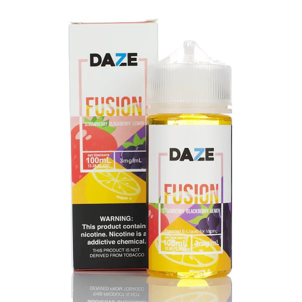 7 DAZE FUSION - STRAWBERRY BLACKBERRY LEMON - 100ML - EJUICEOVERSTOCK.COM