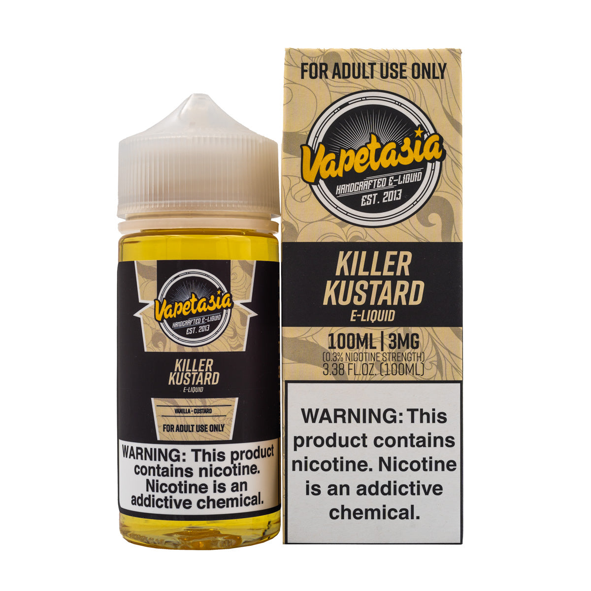 VAPETASIA - KILLER KUSTARD - 100ML