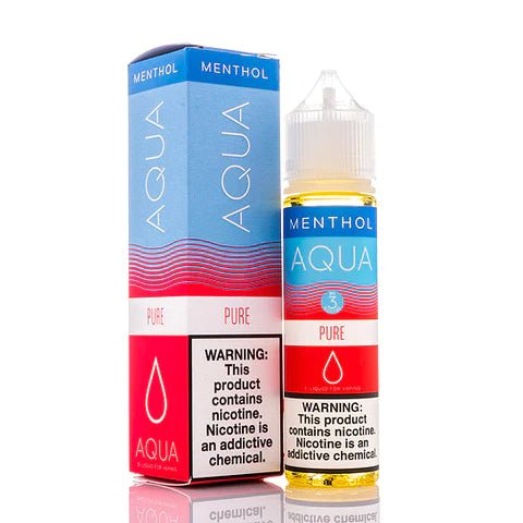 AQUA E-LIQUID PURE ICE - 60ML - EJUICEOVERSTOCK.COM