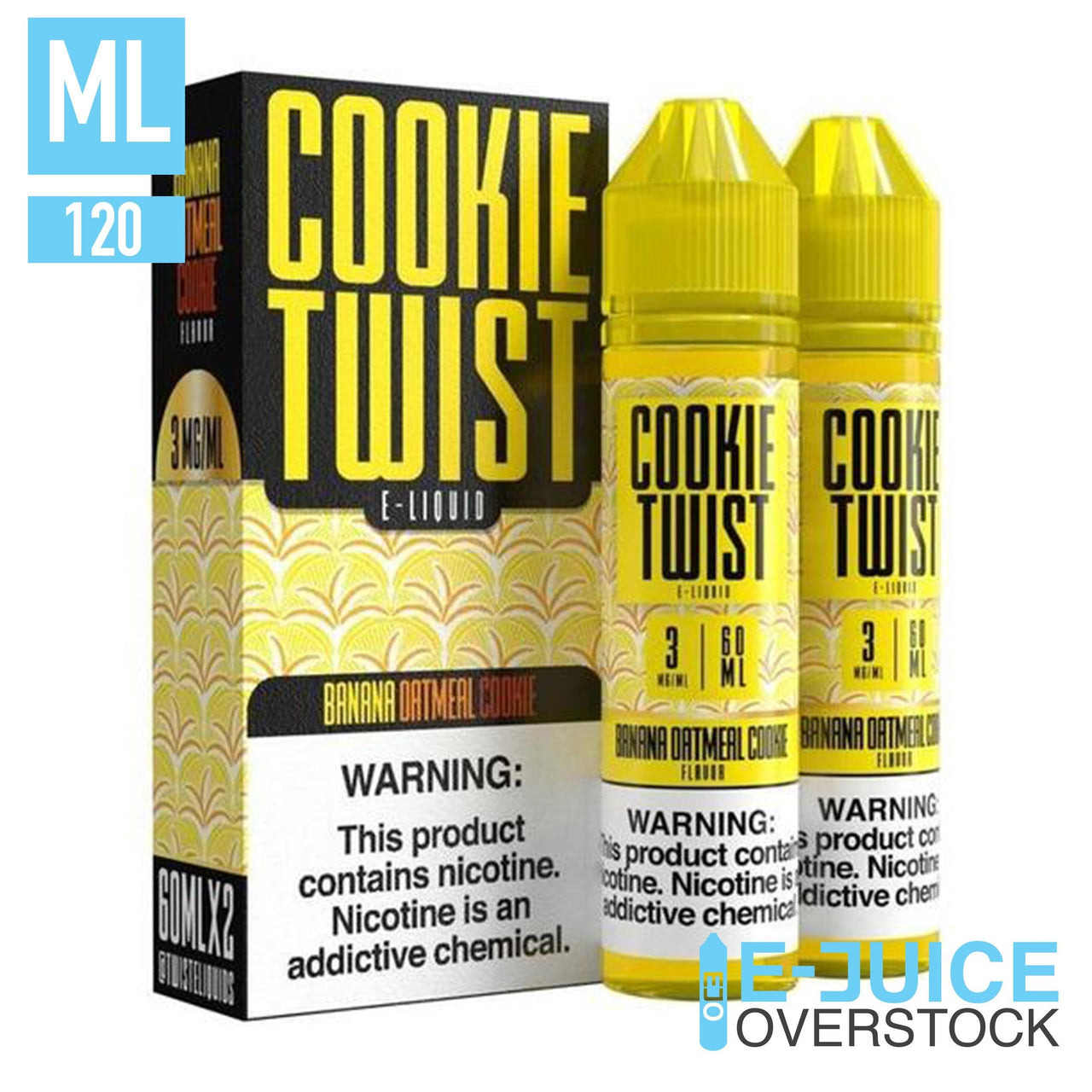 BANANA AMBER by Twist E-Liquid 2x60ML EJUICE - EJUICEOVERSTOCK.COM