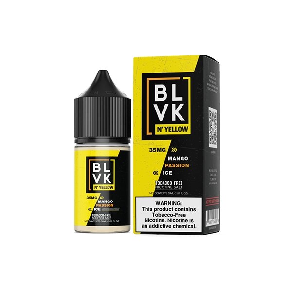BLVK N YELLOW SALT - MANGO PASSION ICE - 30ML - EJUICEOVERSTOCK.COM