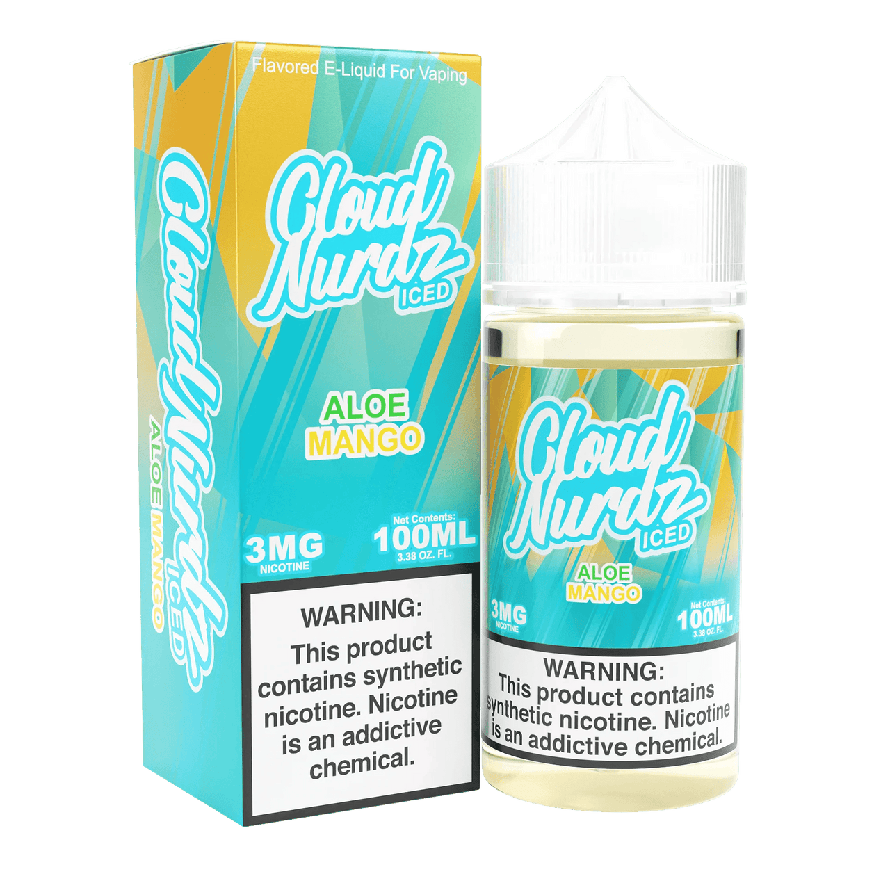 CLOUD NURDZ - ALOE MANGO ICED - 100ML - EJUICEOVERSTOCK.COM