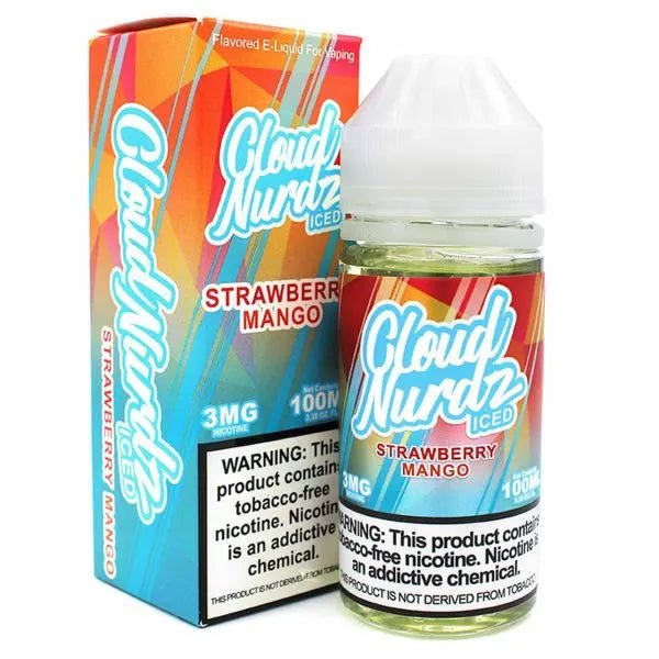 CLOUD NURDZ - ICED STRAWBERRY MANGO - 100ML - EJUICEOVERSTOCK.COM