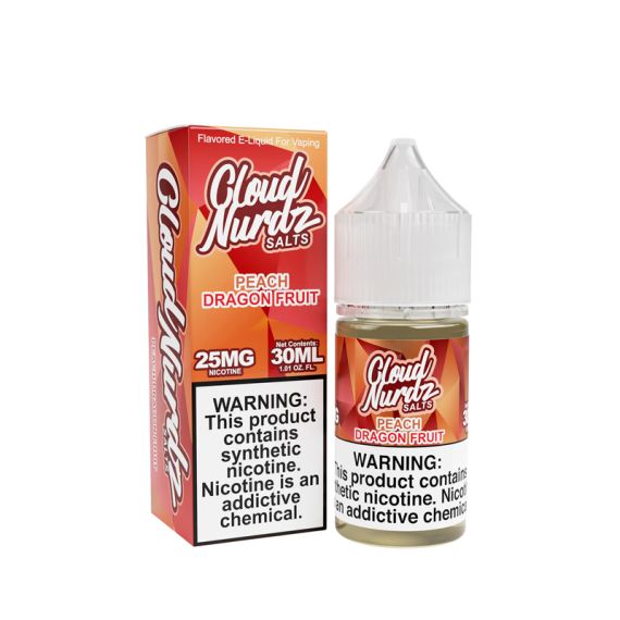 CLOUD NURDZ - PEACH DRAGONFRUIT - 30ML - EJUICEOVERSTOCK.COM