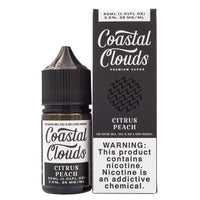Thumbnail for COASTAL CLOUDS SALT CITRUS PEACH - 30ML - EJUICEOVERSTOCK.COM