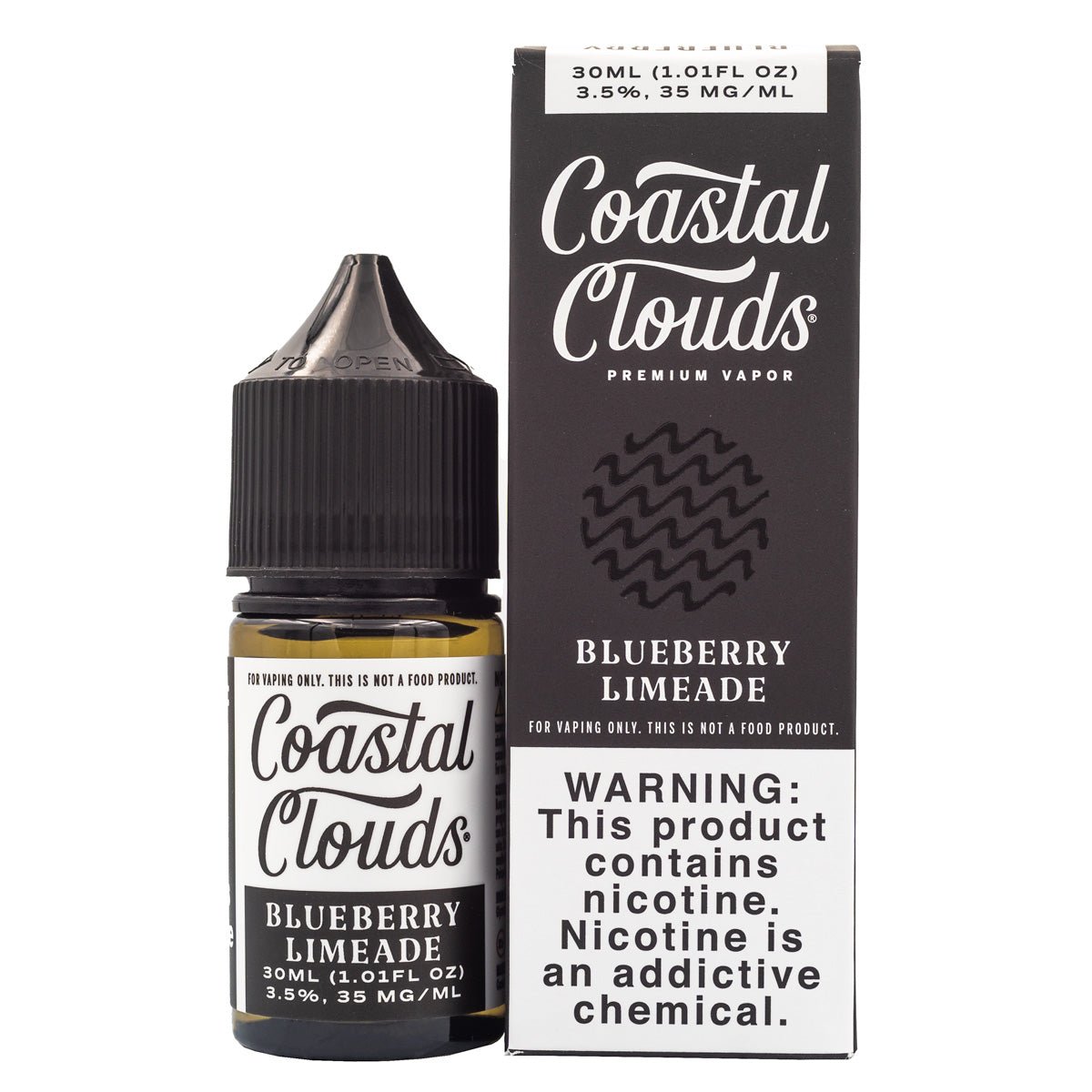 COASTAL CLOUDS SALTS BLUEBERRY LIMEADE - 30ML - EJUICEOVERSTOCK.COM