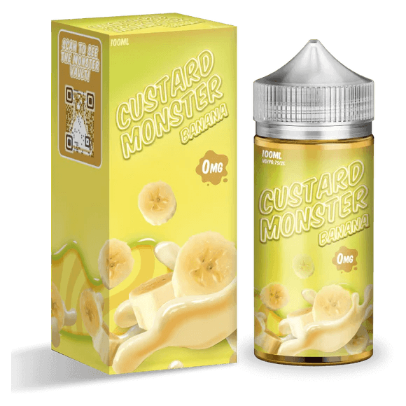 CUSTARD MONSTER - BANANA - 100ML - EJUICEOVERSTOCK.COM