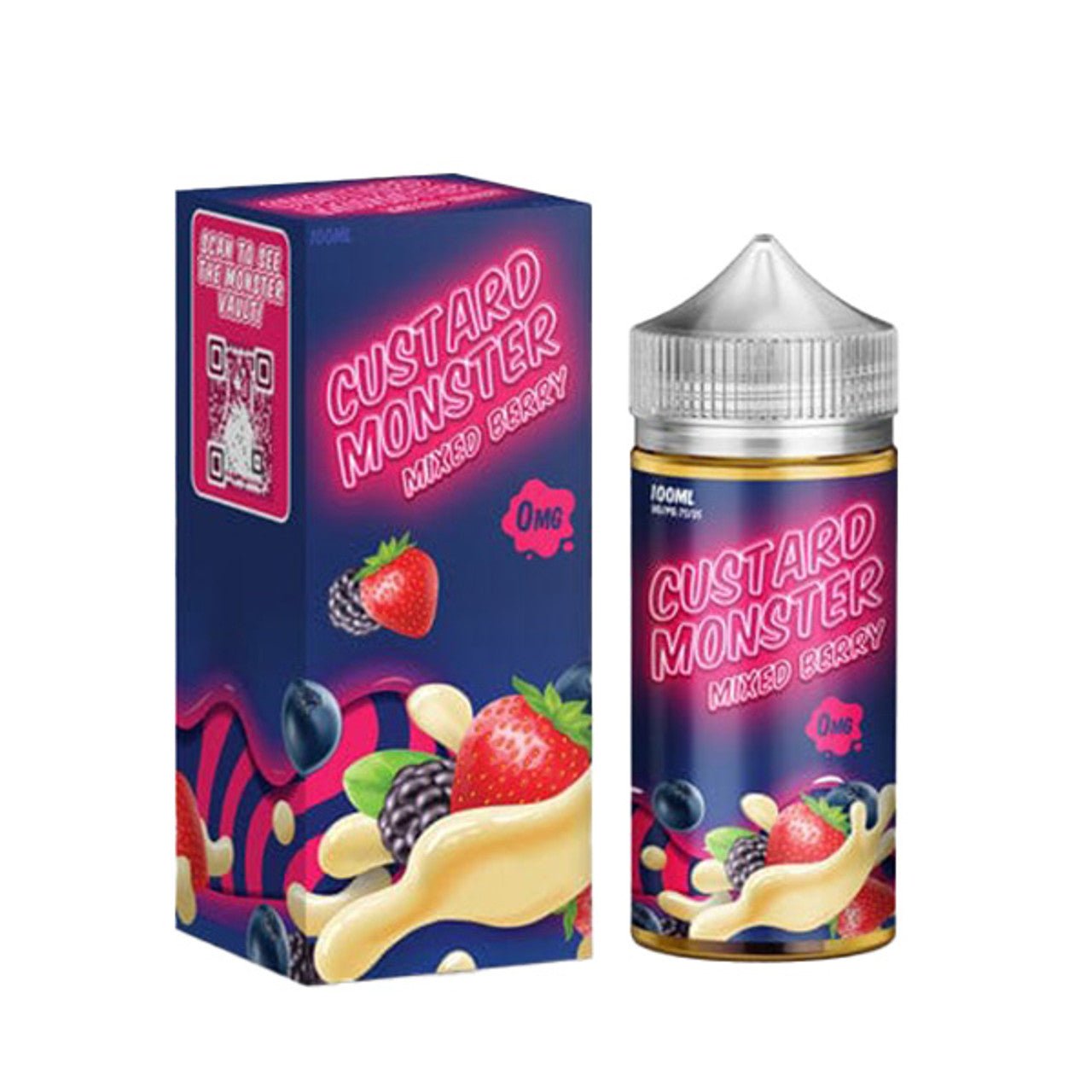 CUSTARD MONSTER - MIXED BERRY - 100ML - EJUICEOVERSTOCK.COM