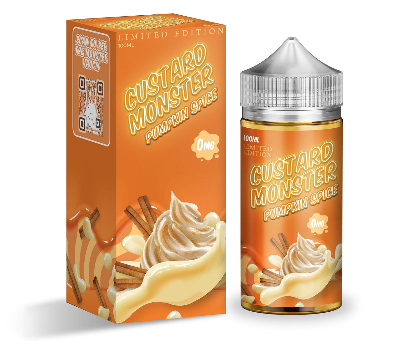CUSTARD MONSTER - PUMPKIN SPICE - 100ML - EJUICEOVERSTOCK.COM