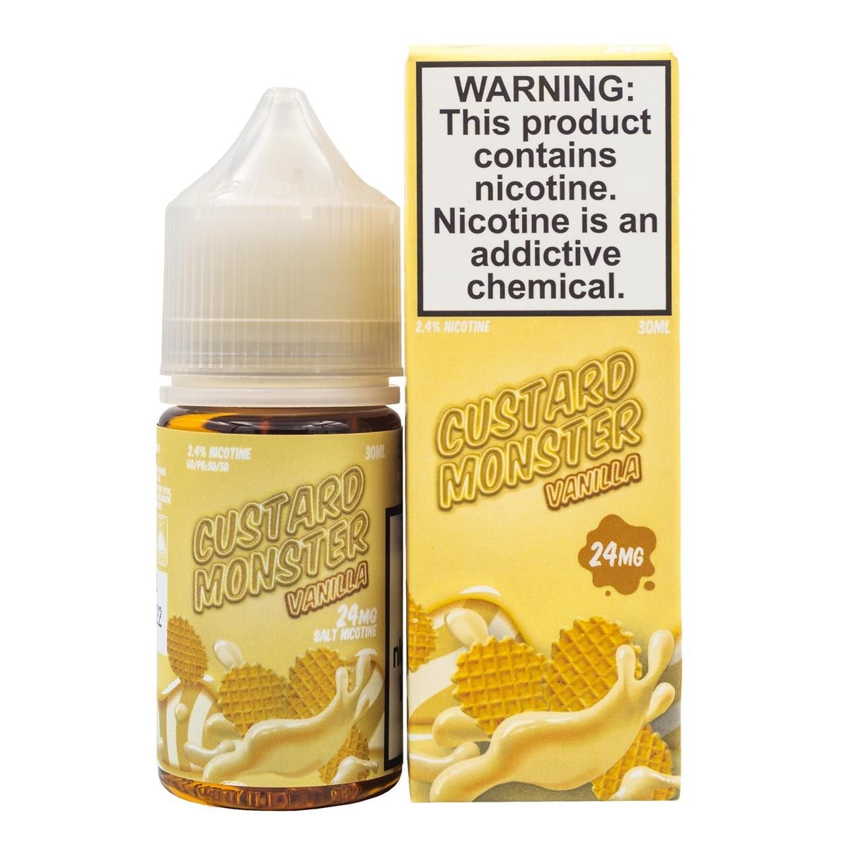 CUSTARD MONSTER SALTS - VANILLA CUSTARD - 30ML - EJUICEOVERSTOCK.COM