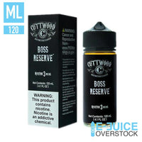 Thumbnail for CUTTWOOD E-LIQUID BOSS RESERVE - 120ML - EJUICEOVERSTOCK.COM