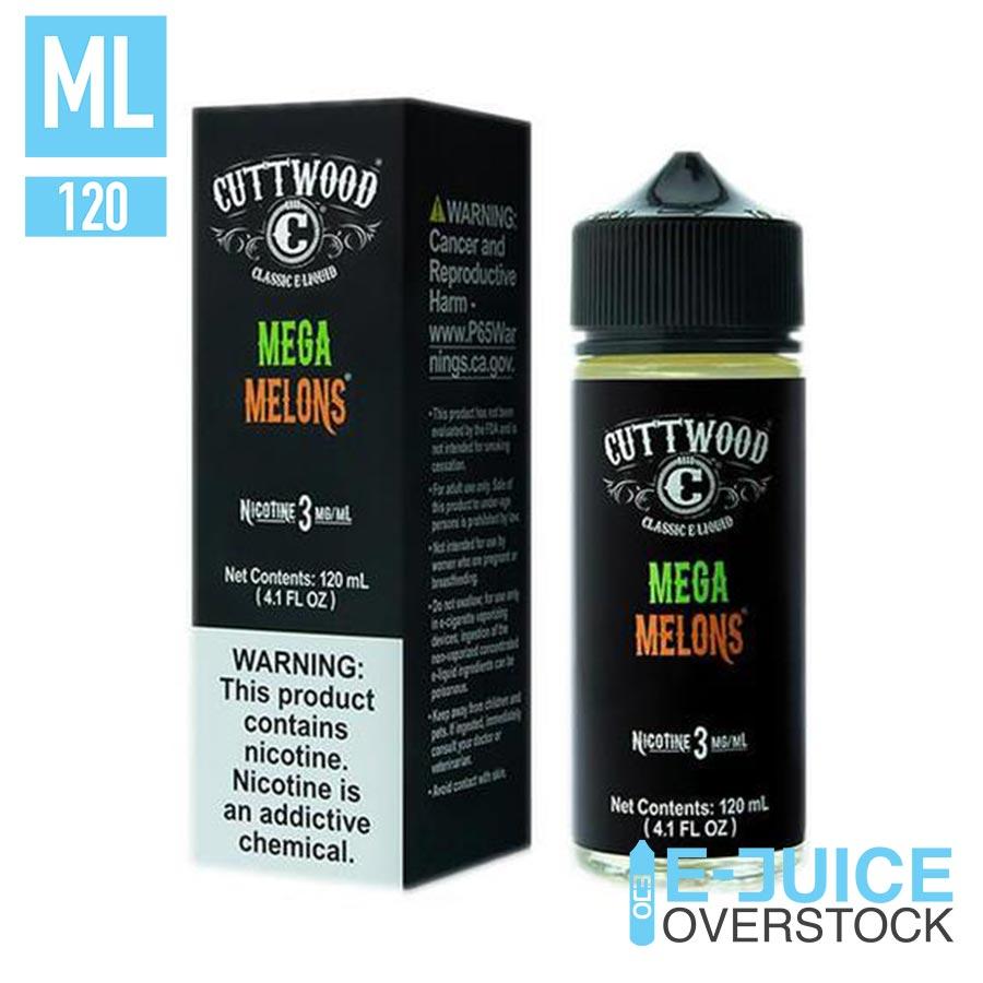 CUTTWOOD E-LIQUID MEGA MELONS - 120ML - EJUICEOVERSTOCK.COM