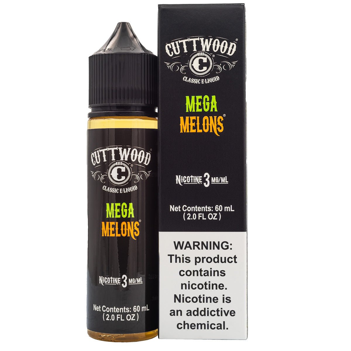 CUTTWOOD E-LIQUID MEGA MELONS - 60ML - EJUICEOVERSTOCK.COM