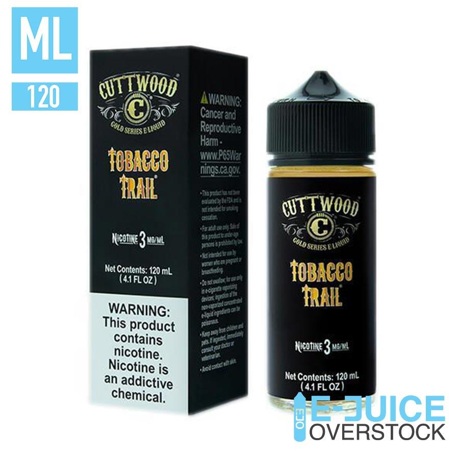 CUTTWOOD E-LIQUID TOBACCO TRAIL - 120ML - EJUICEOVERSTOCK.COM