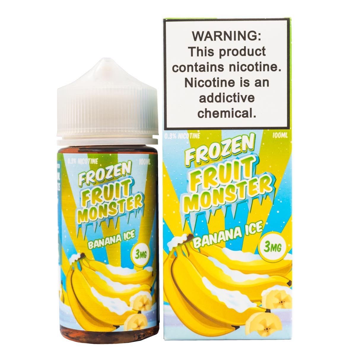FROZEN FRUIT MONSTER - BANANA ICE - 100ML - EJUICEOVERSTOCK.COM