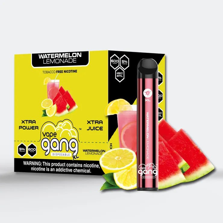 GANG XL DISPOSABLE VAPE - 600 PUFF - STARTING AT $7.99 - EJUICEOVERSTOCK.COM