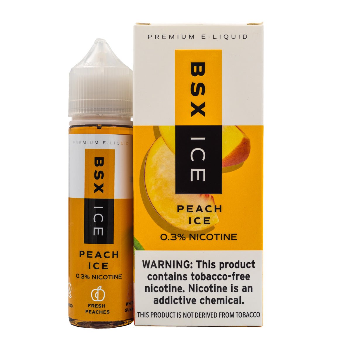 GLAS BSX ICE - PEACH ICE - 60ML - EJUICEOVERSTOCK.COM