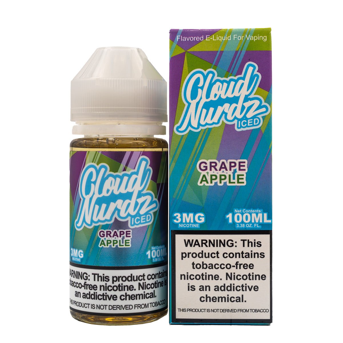 Grape Apple Iced by Cloud Nurdz 100ML - EJUICEOVERSTOCK.COM