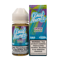 Thumbnail for Grape Apple Iced by Cloud Nurdz 100ML - EJUICEOVERSTOCK.COM
