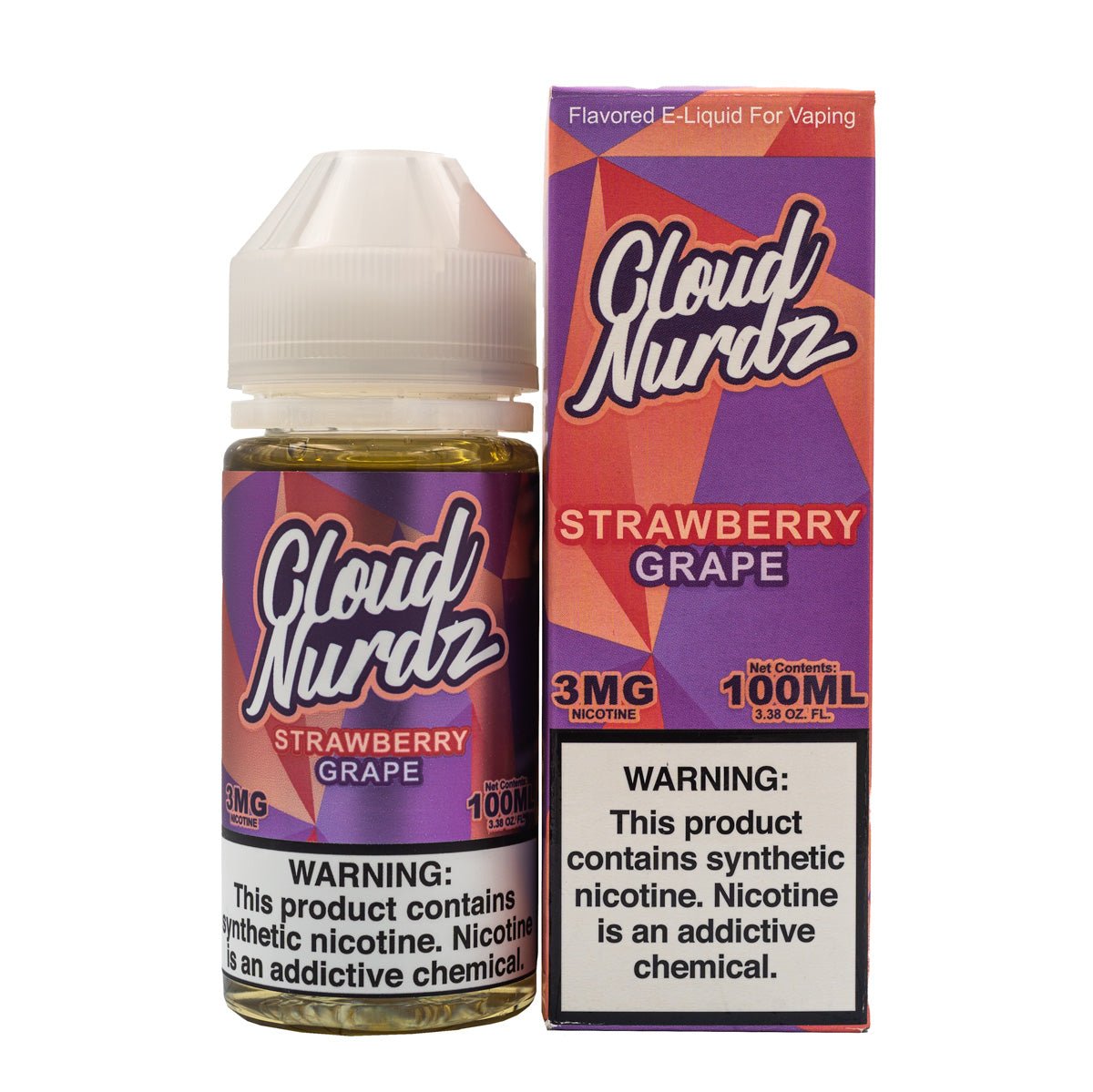 Grape Strawberry by Cloud Nurdz 100ML - EJUICEOVERSTOCK.COM