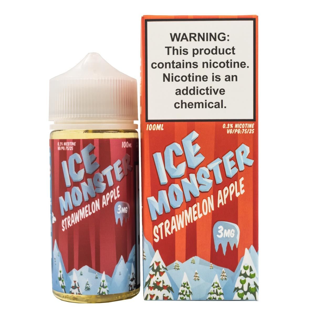 ICE MONSTER - STRAWMELON APPLE - 100ML - EJUICEOVERSTOCK.COM