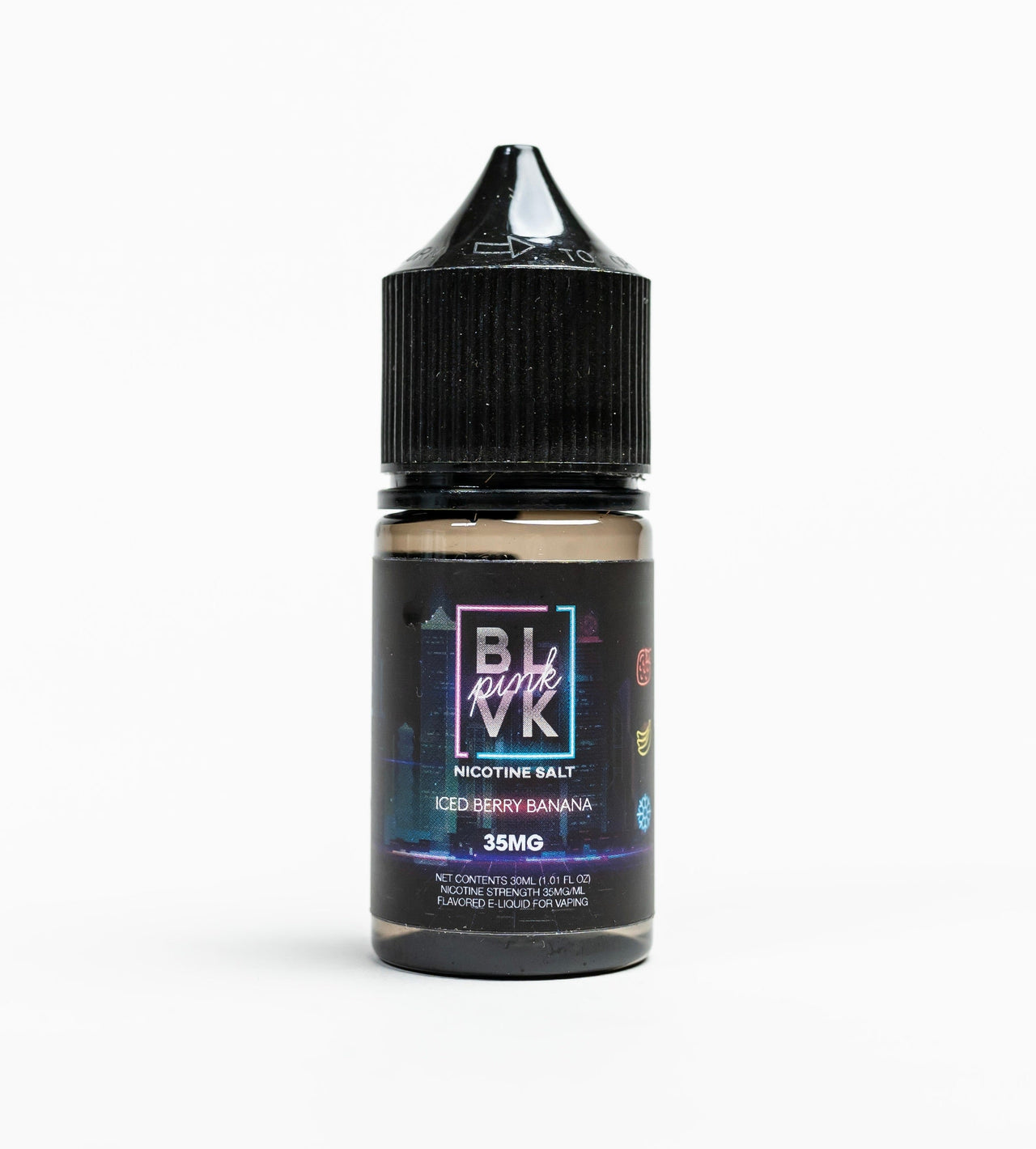 Iced Berry Banana by BLVK Pink Salts 30ML Saltnic - EJUICEOVERSTOCK.COM