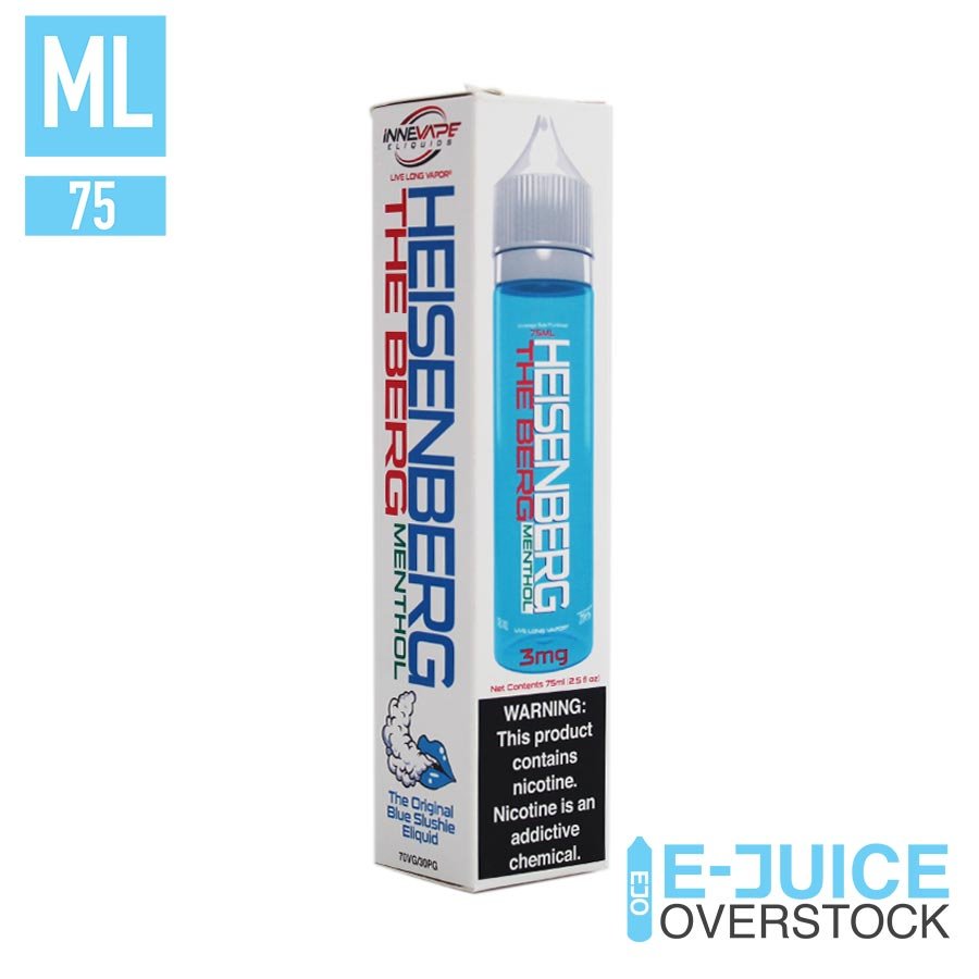 INNEVAPE E-LIQUID HEISENBURG MENTHOL - 75ML - EJUICEOVERSTOCK.COM