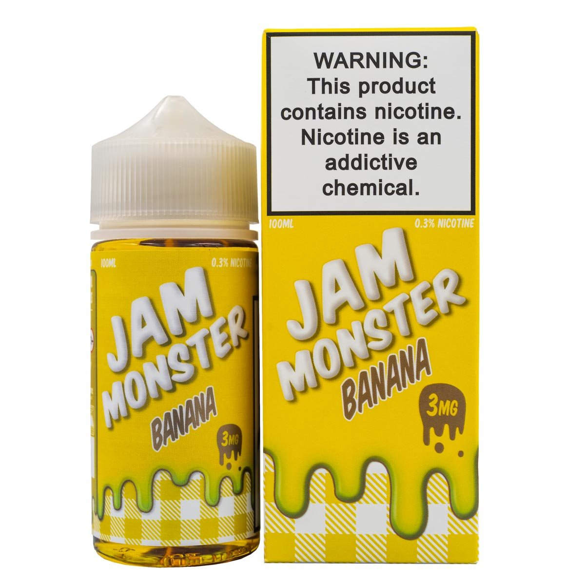 JAM MONSTER - BANANA - 100ML - EJUICEOVERSTOCK.COM