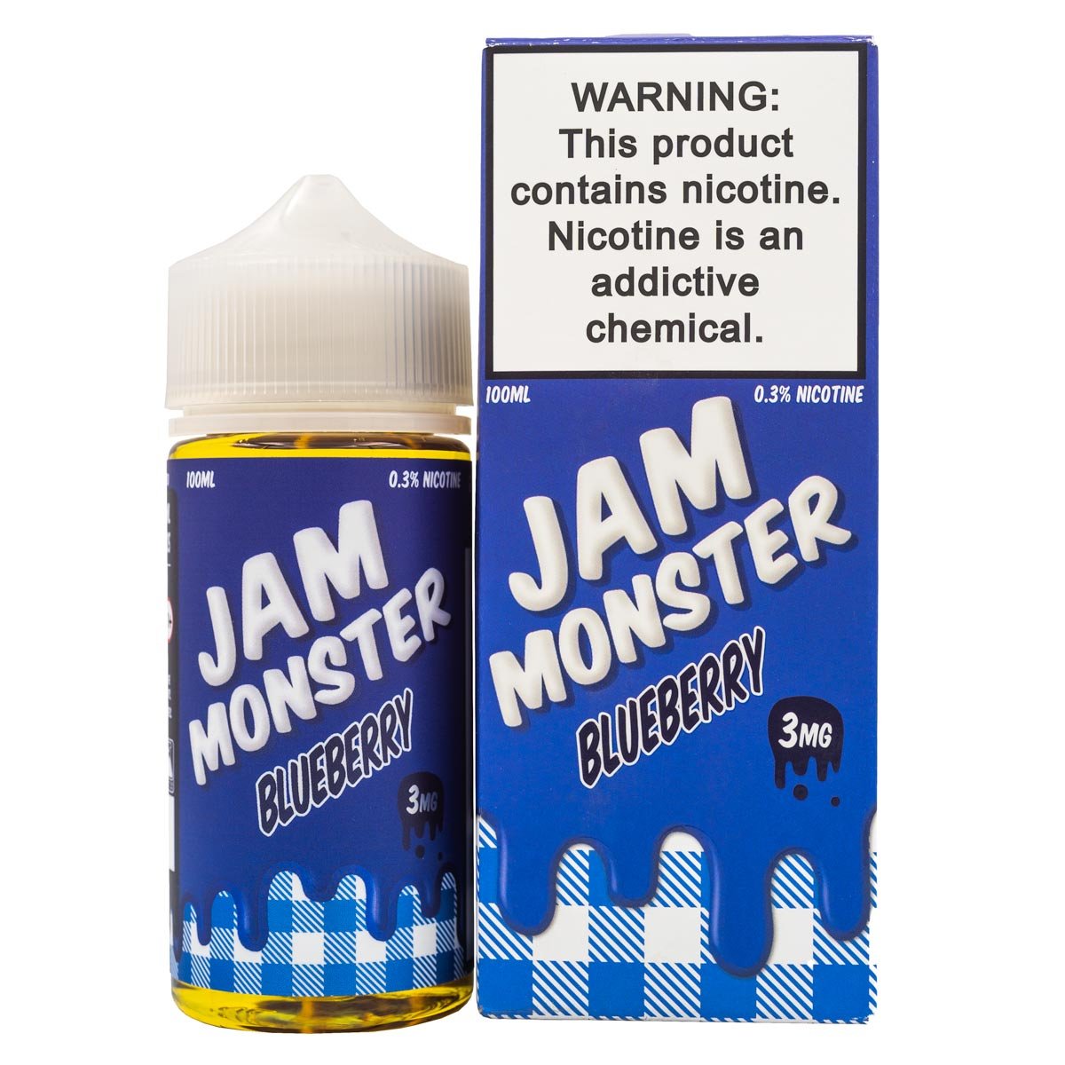 JAM MONSTER - BLUEBERRY - 100ML - EJUICEOVERSTOCK.COM
