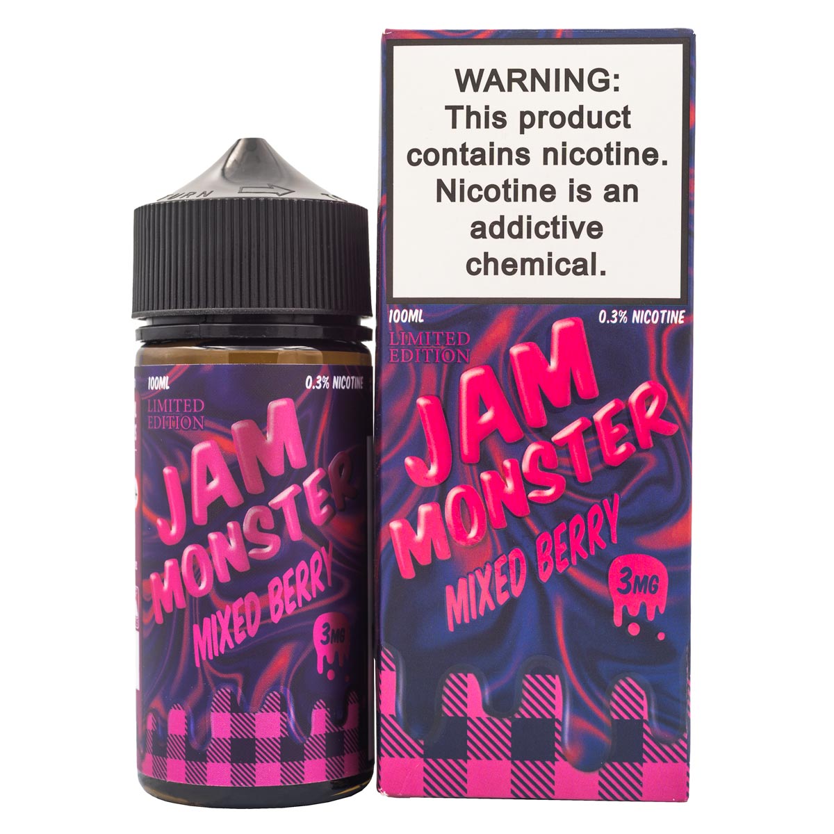 JAM MONSTER - MIXED BERRY - 100ML - EJUICEOVERSTOCK.COM