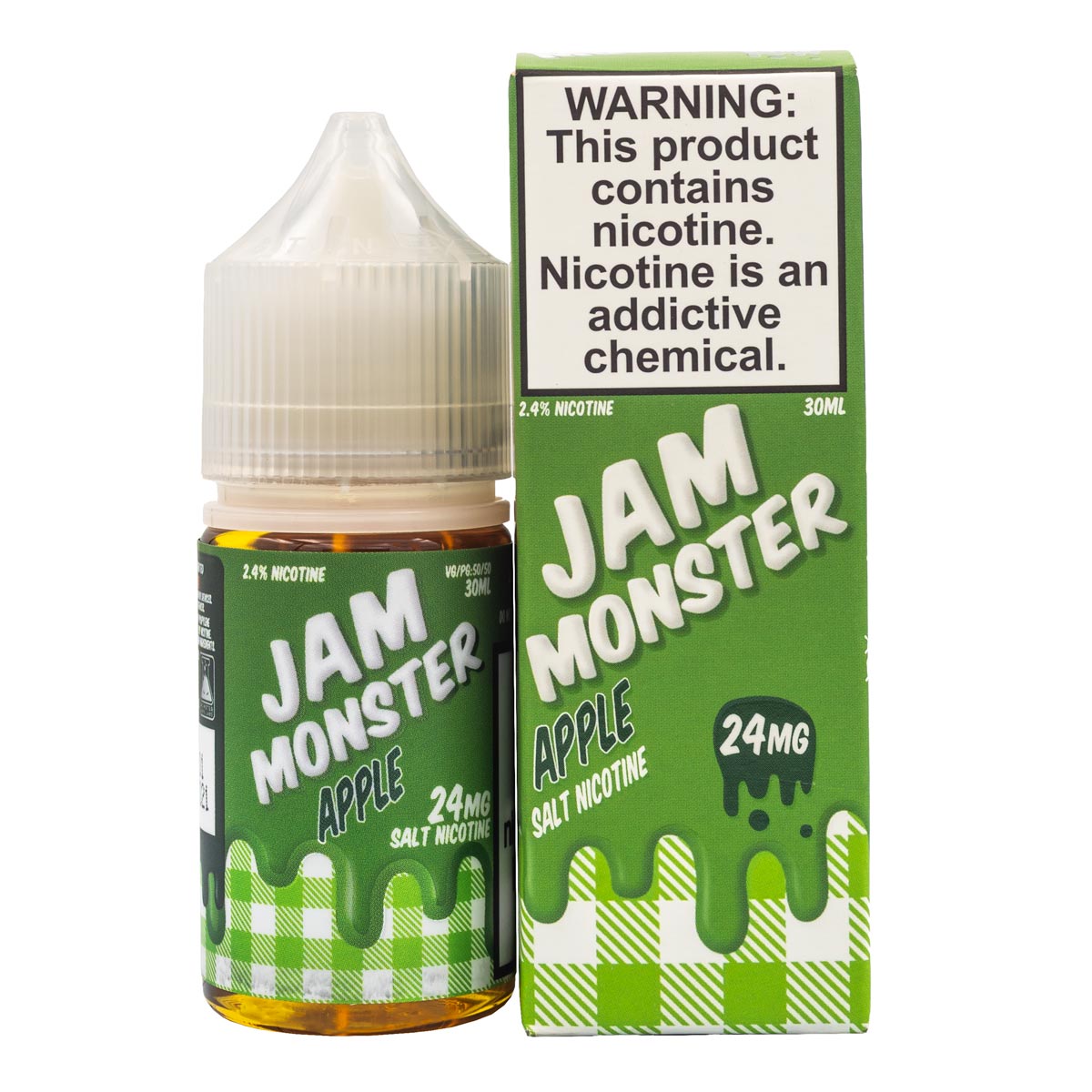 JAM MONSTER SALTS - APPLE - 30ML - EJUICEOVERSTOCK.COM