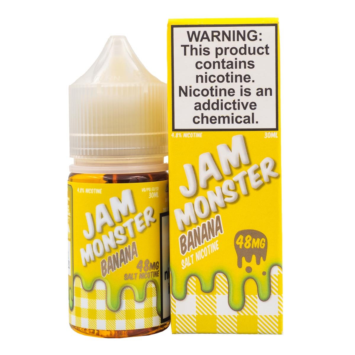 JAM MONSTER SALTS - BANANA - 30ML - EJUICEOVERSTOCK.COM
