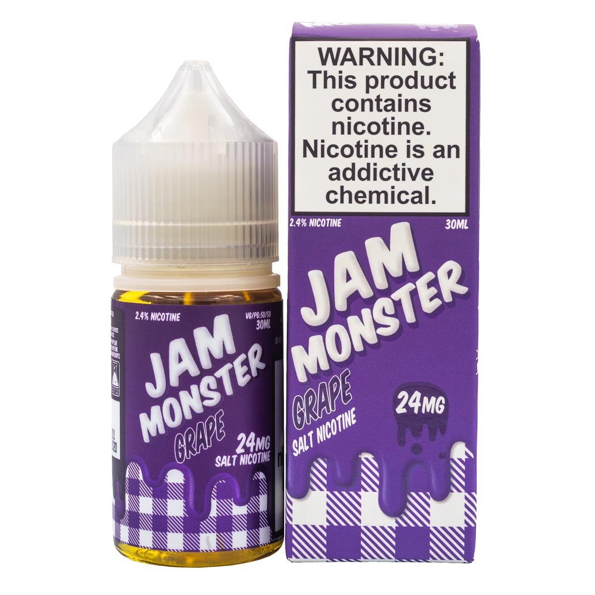 JAM MONSTER SALTS - GRAPE - 30ML - EJUICEOVERSTOCK.COM