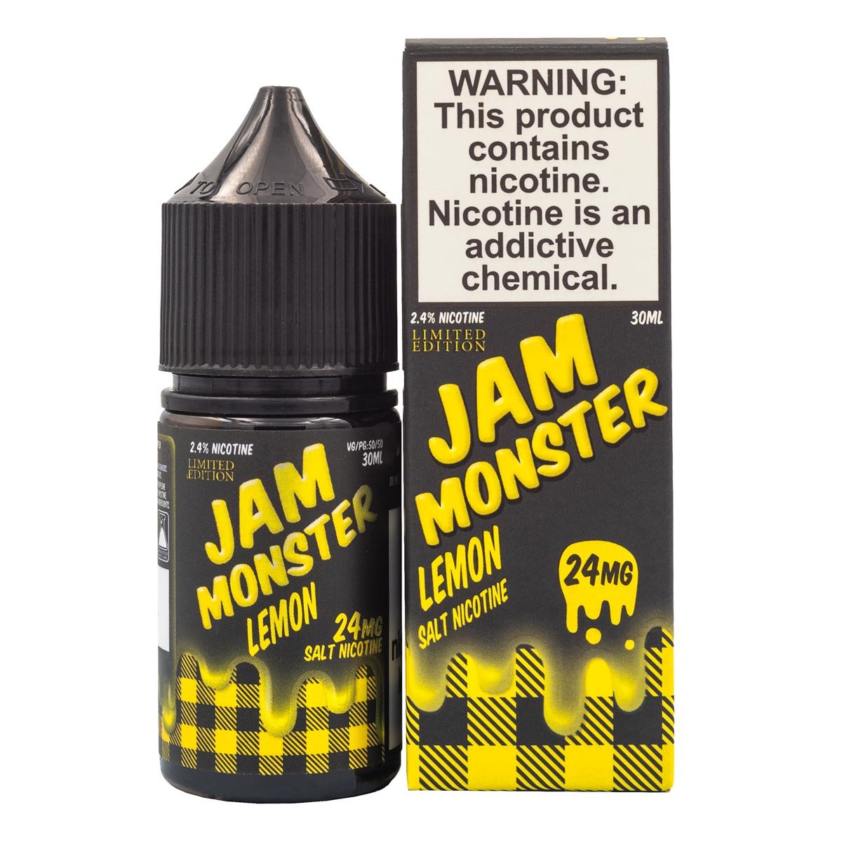 JAM MONSTER SALTS - LEMON - 30ML - EJUICEOVERSTOCK.COM