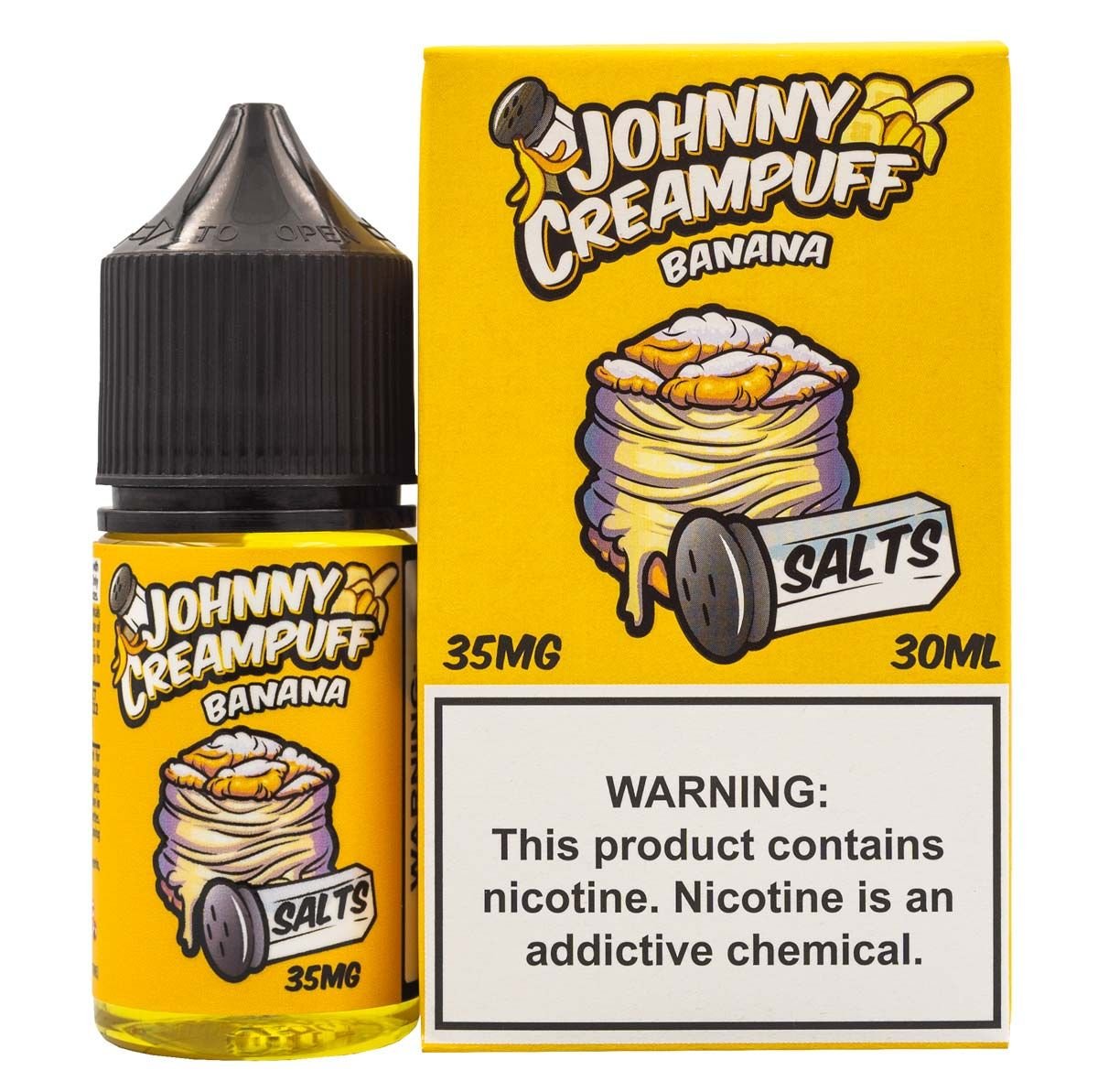 JOHNNY CREAMPUFF - BANANA - 30ML - EJUICEOVERSTOCK.COM