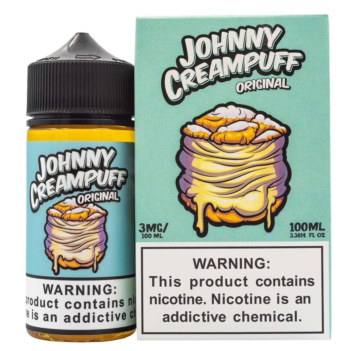 JOHNNY CREAMPUFF - ORIGINAL - 100ML - EJUICEOVERSTOCK.COM