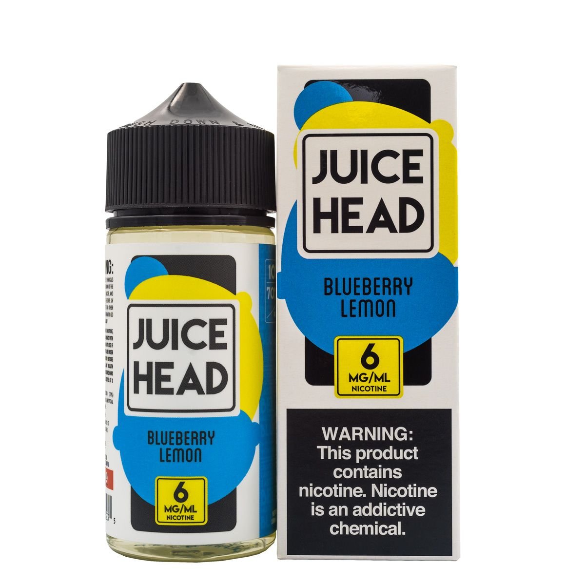 JUICE HEAD E-LIQUID BLUEBERRY LEMON - 100ML - EJUICEOVERSTOCK.COM