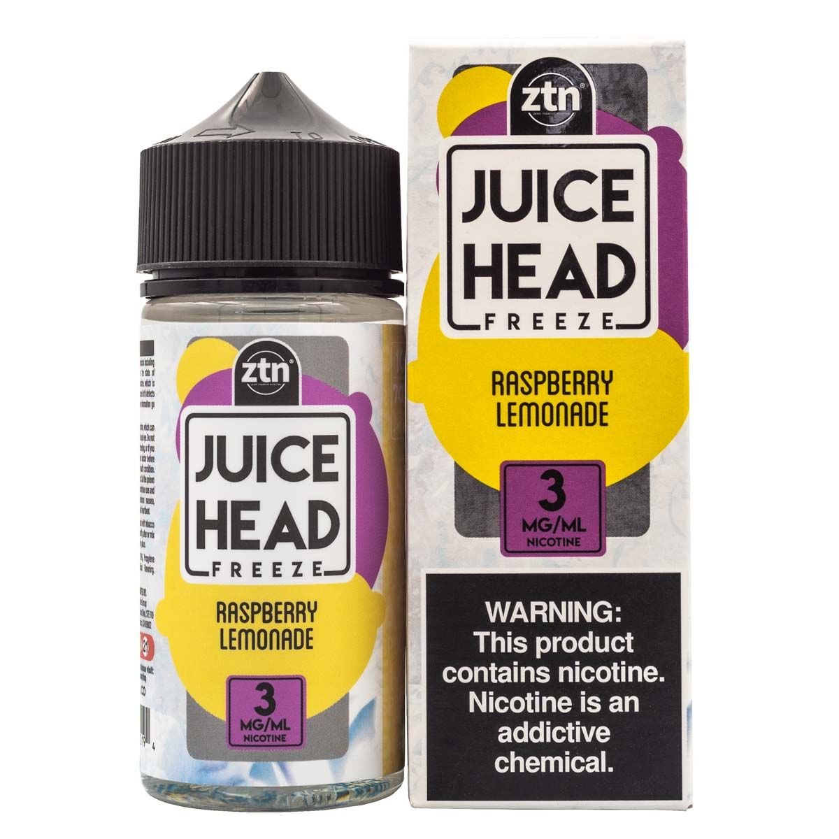 JUICE HEAD EJUICE - RASPBERRY LEMONADE FREEZE - 100ML - EJUICEOVERSTOCK.COM