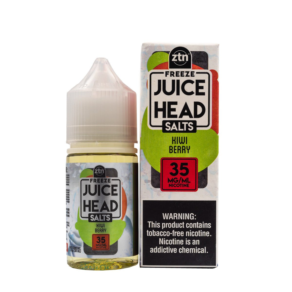 JUICE HEAD SALTS - STRAWBERRY KIWI FREEZE - 30ML - EJUICEOVERSTOCK.COM