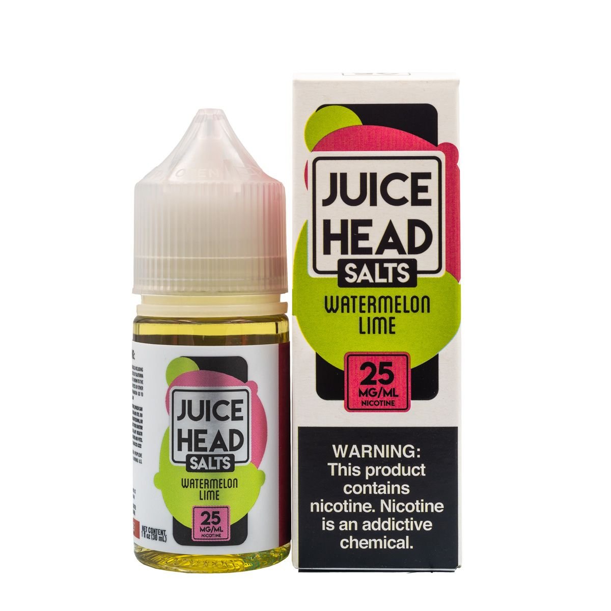 JUICE HEAD SALTS WATERMELON LIME - 30ML - EJUICEOVERSTOCK.COM