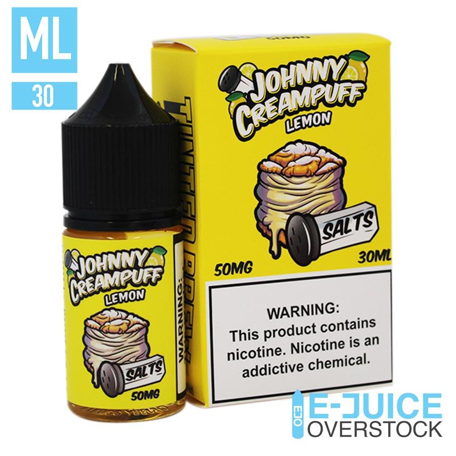Lemon Johnny Cream Puff Salts by Tinted Brew 30ML Saltnic - EJUICEOVERSTOCK.COM