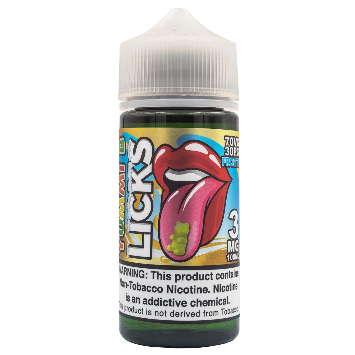 LICKS E-LIQUID FROZTY YUMMI B - 100ML - EJUICEOVERSTOCK.COM